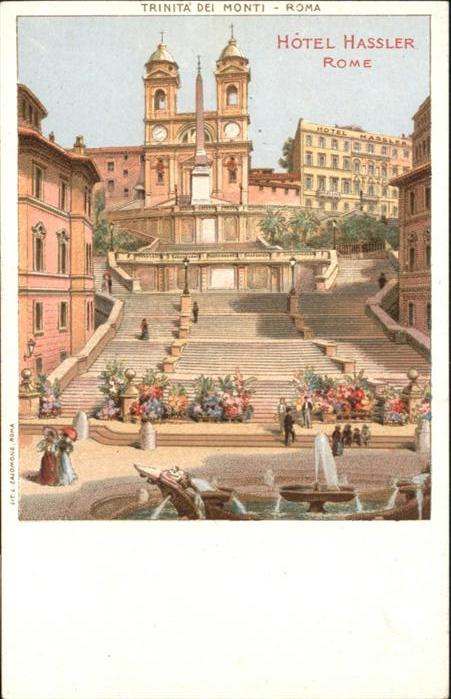 Rom Roma Hotel Hassler spanische Treppe