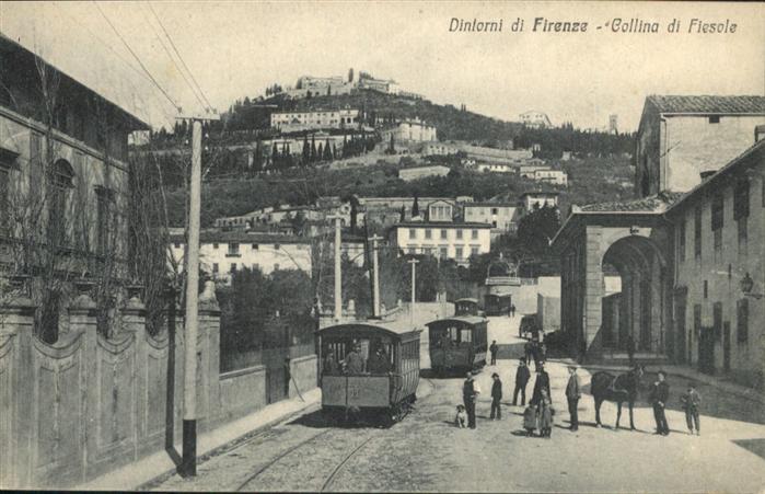 Firenze Florenz Collina di Fiesole Strassenbahn