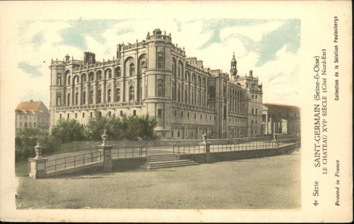 Saint-Germain-en-Laye Chateau XVI ieme siècle