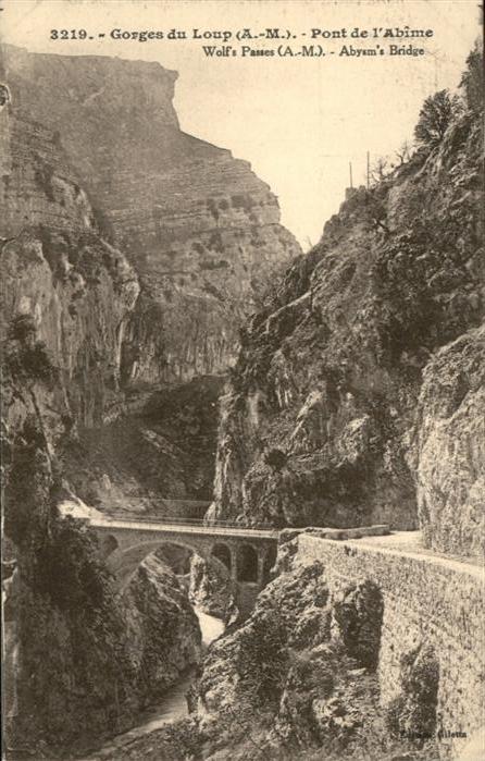 Gorges Loup Alpes-Maritimes Pont de L_Abime