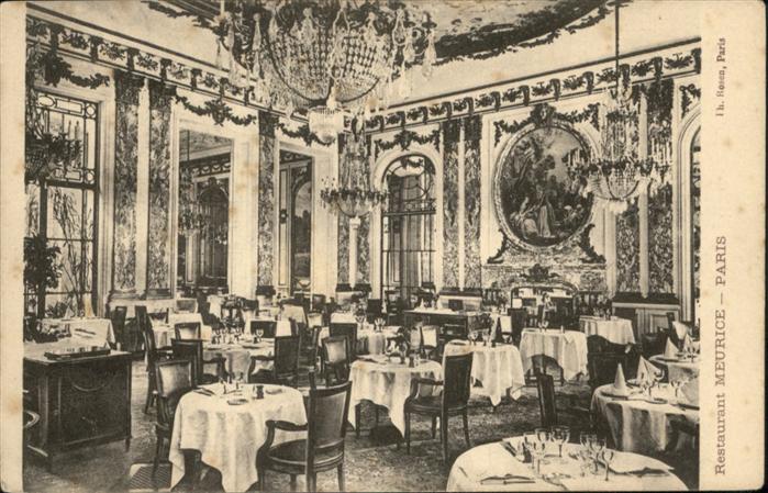 Paris Restaurant Meurice