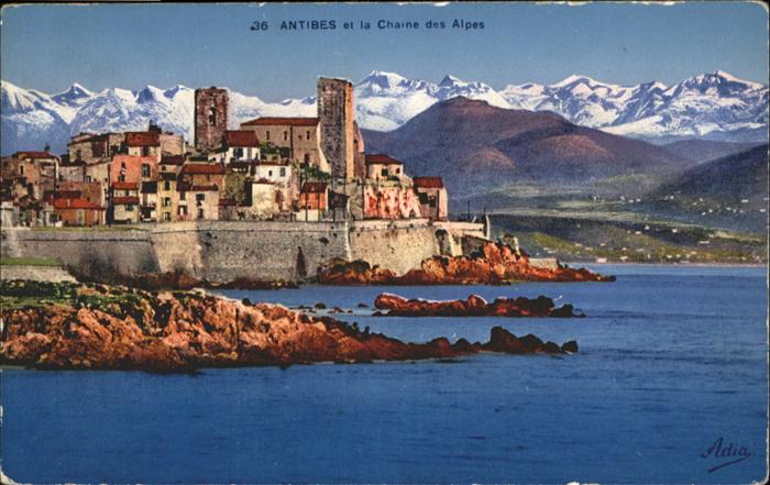 Antibes Alpes Maritimes Chaine des Alpes