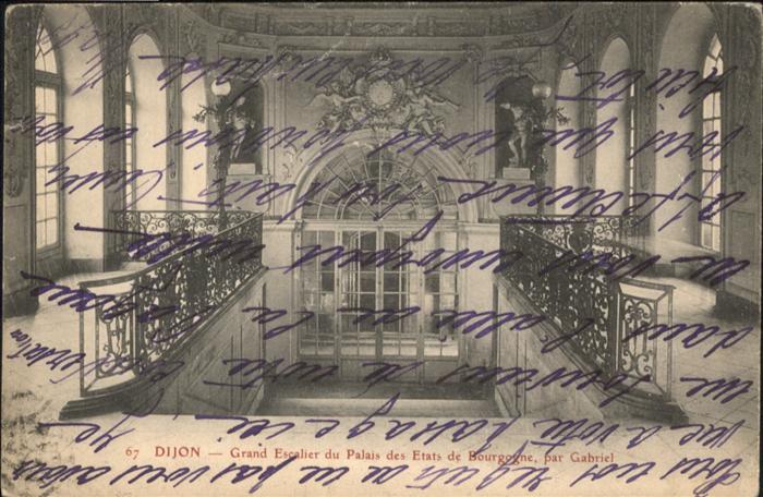 Dijon 21 Escalier du Palais des Etats de Bourgog