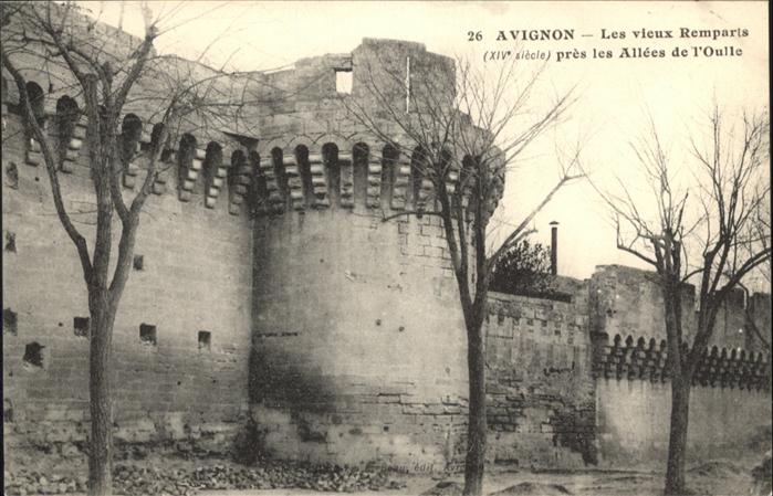 Avignon Vaucluse Vieux Remparts