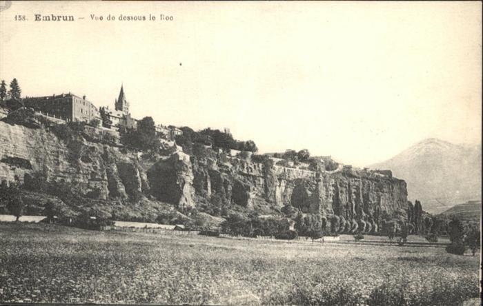 Embrun Vue dessous le Roc