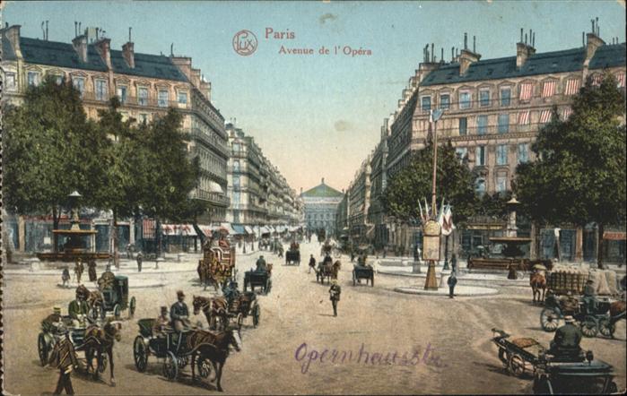 Paris Avenue de L_Opera