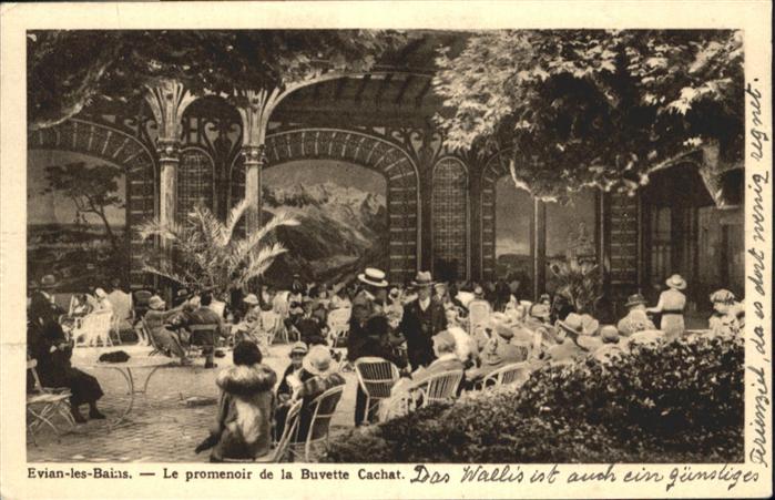 Evian-les-Bains Haute Savoie Promenoir de la Buvette Cachat
