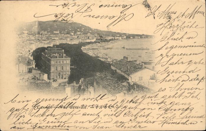 Cannes Alpes-Maritimes Vue generale