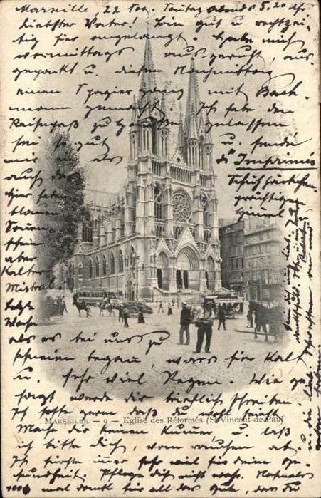 Marseille Bouches-du-Rhone Eglise des Reformes