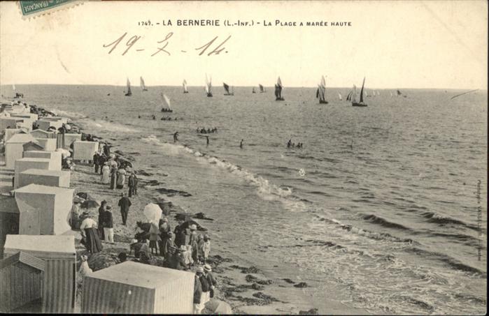 La Bernerie-en-Retz Plage a Maree Haute