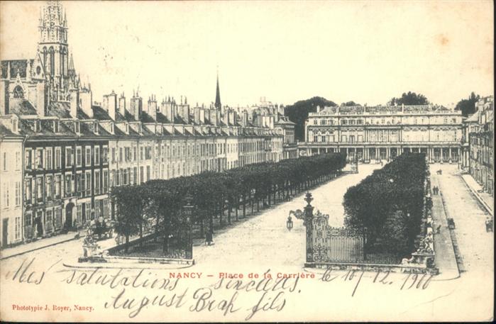 Nancy Lothringen Place de la Carrière