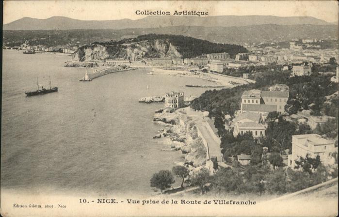 Nizza Vue prise de la Route de Villefranche