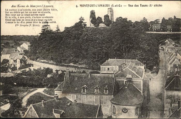 Montfort-l Amaury Vue des Tours