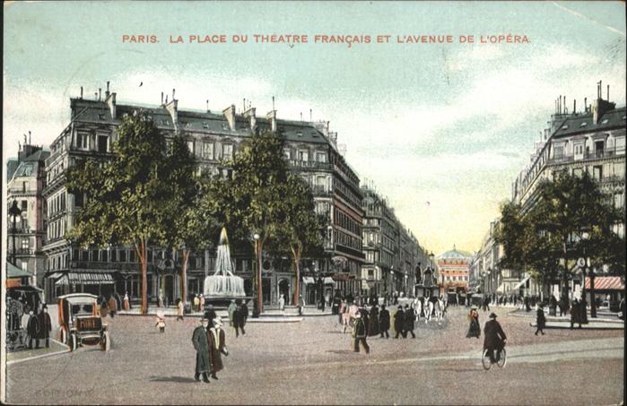 Paris Place du Theatre Francais
Avenue de L_