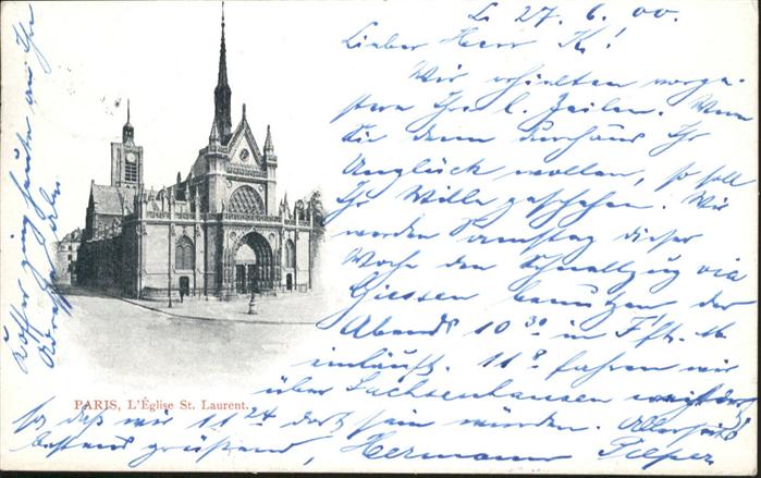 Paris Eglise St. Laurent