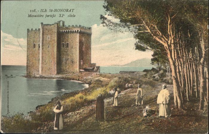 Ile Saint-Honorat Alpes Maritimes Monastire fortifie