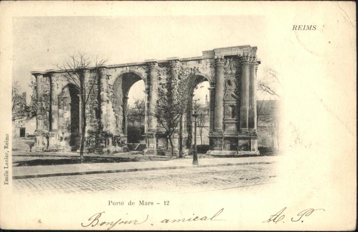 Reims Champagne Ardenne Porte de Mars