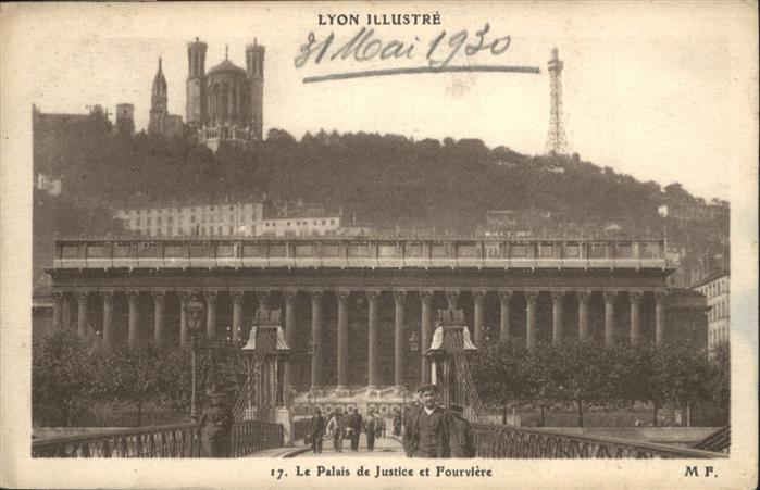Lyon France Palais de Justice et Forvière