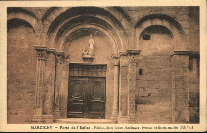 Marcigny Porte de L_Eglise