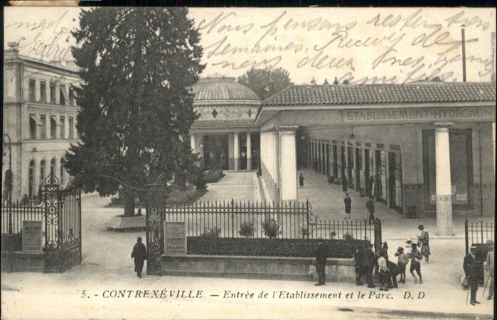 Contrexeville Vosges Entree de L_Etalissement
Parc
