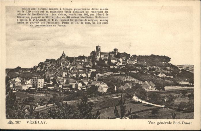 Vezelay Vue generale