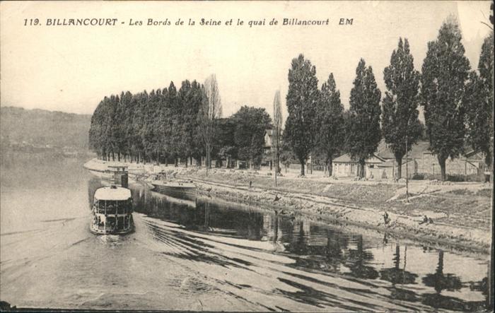 Billancourt-Boulogne Bords de la Seine
Quai de Billancourt