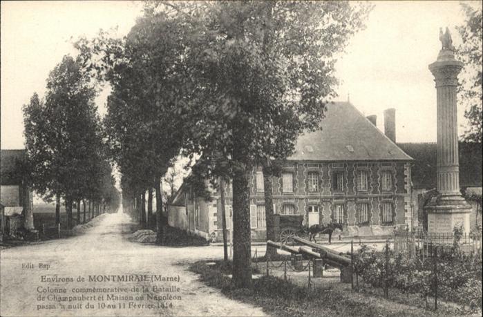 Montmirail Marne Colonne Bataille de Champaubert Maison