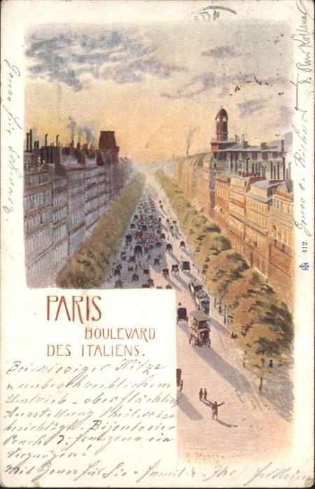 Paris Boulevard des Italiens