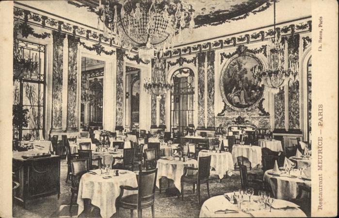 Paris Restaurant Meurice