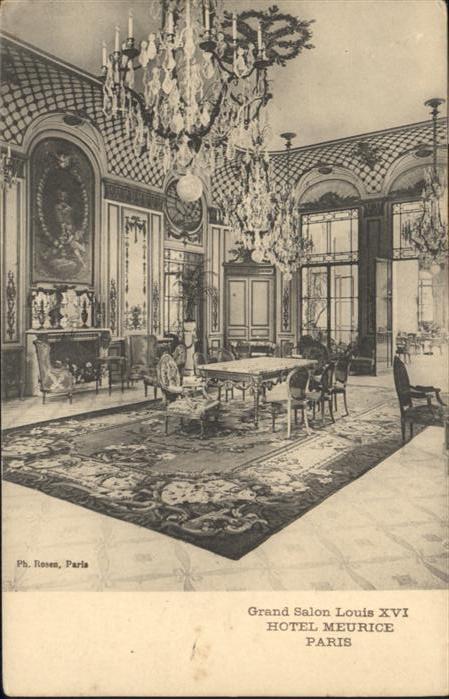 Paris Hotel Meurice
Grand Salon Louis XVI