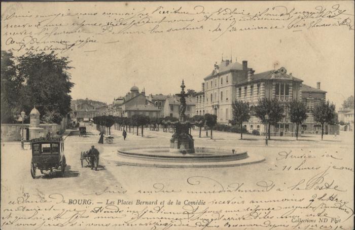 Bourg-en-Bresse Places Bernard et de la Comedie
