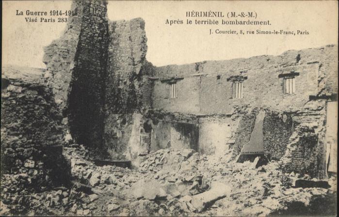 Herimenil Guerre 1914-19