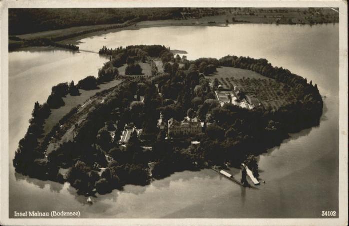 Insel Mainau Fliegeraufnahme