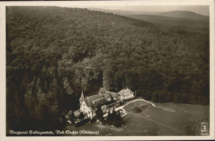 Bad Sachsa Harz Berghotel Fliegeraufnahme