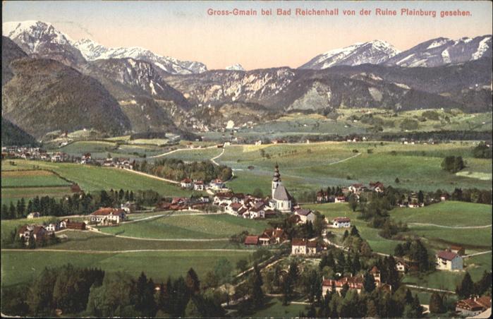Gross-Gmain bei Bad Reichenhall Ruine Plainburg