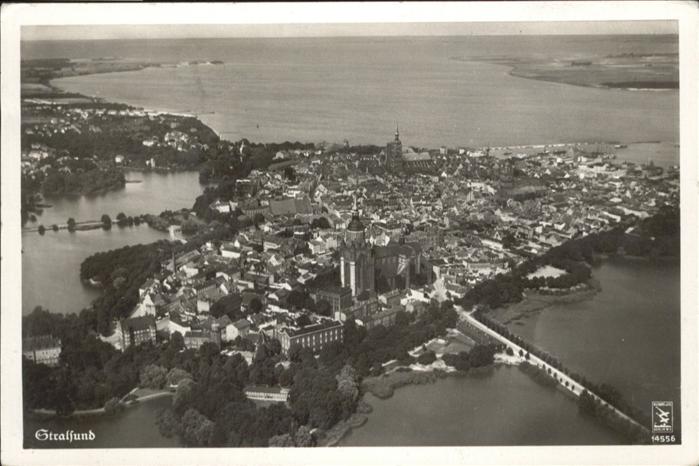 Stralsund Mecklenburg Vorpommern Fliegeraufnahme