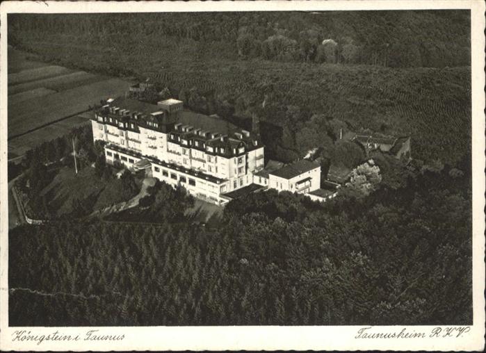 Koenigstein Taunus Fliegeraufnahme