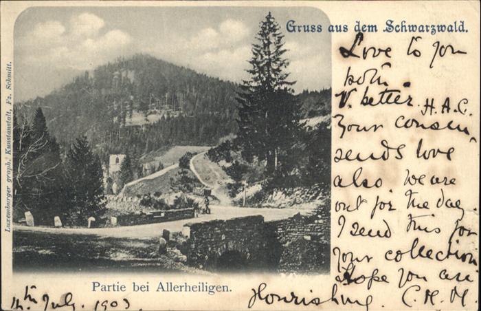 Allerheiligen Oppenau Schwarzwald