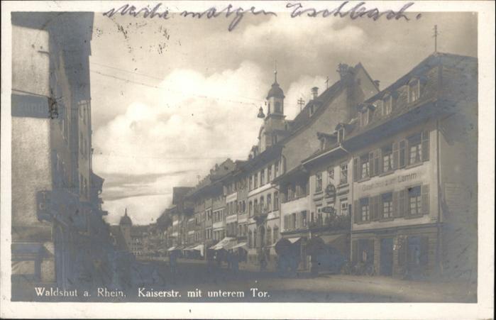 Waldshut Tiengen Rhein Kaiserstrasse