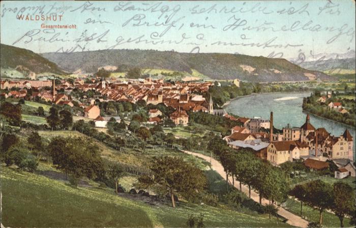 Waldshut Tiengen Rhein Gesamtansicht