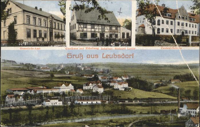 Leubsdorf Sachsen Gasthaus zur Erholung