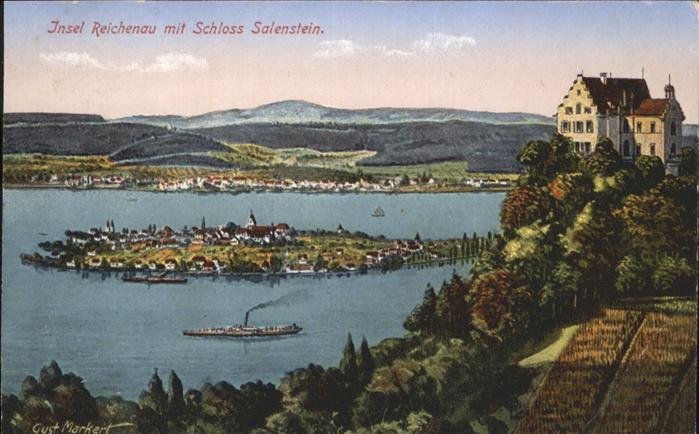 Reichenau Bodensee Insel mit Schloss Salenstein