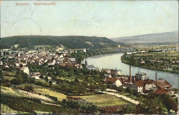 Waldshut Tiengen Rhein Gesamtansicht