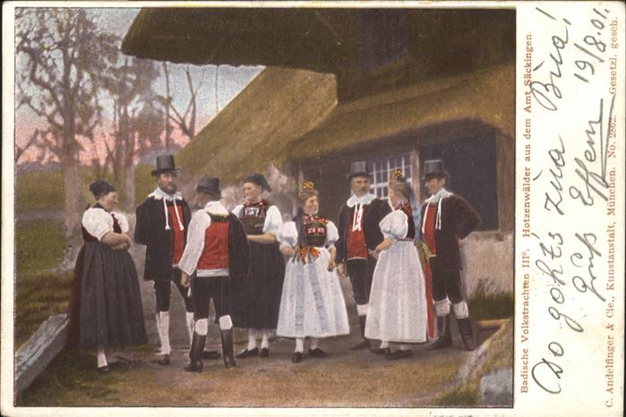 Bad Saeckingen Hotzenwaelder Volkstrachten Baden