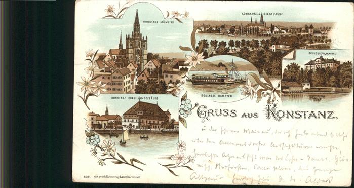 Konstanz Muenster Schloss Mainau