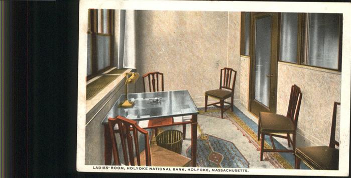 Massachusetts USA Holyoke National Bank
Ladies Room