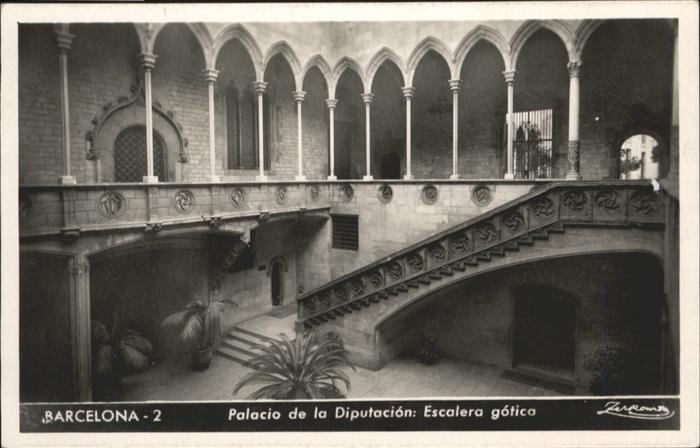 Barcelona Cataluna Palacio Diputacion Escalera