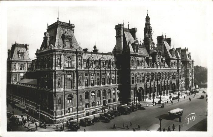 Paris Ses Merveilles Hotel de Ville Tawn Hall