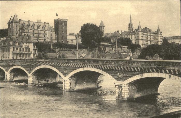 Pau 64 Pont Jurancon Chateau