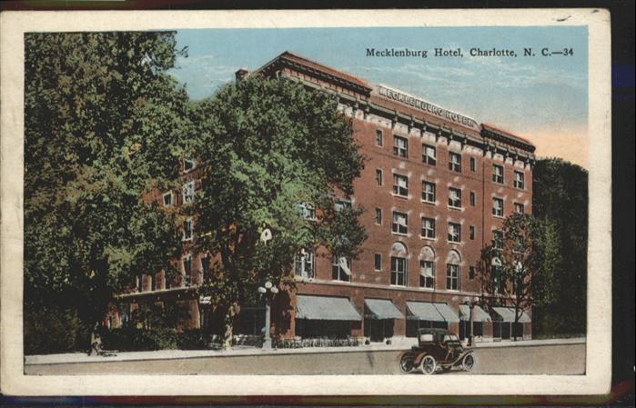 Charlotte North Carolina Mecklenburg Hotel